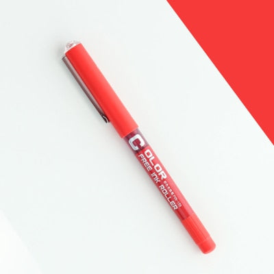 Luxury High Quality Needle Type Gel Pens Straight Liquid Yype Color Pen Water Stationery Office School Supplies Writing