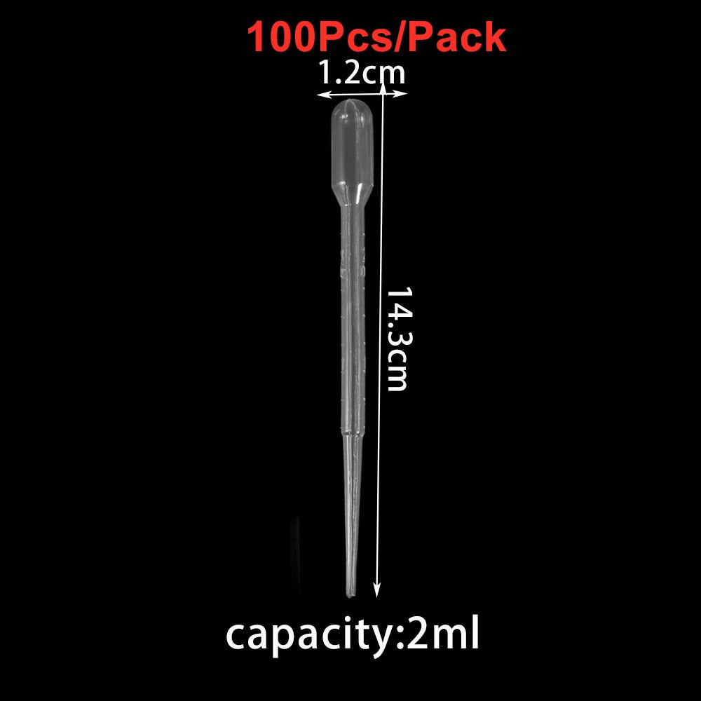 20-200Pcs Disposable Plastic Transfer Graduated Pipettes for DIY Jewelry Making Office Lab Experiment Supplies Silicone mold