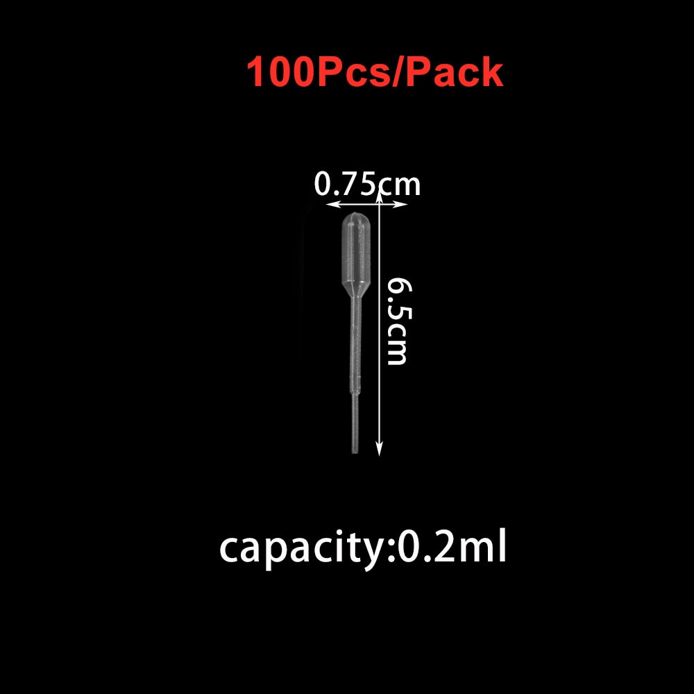 20-200Pcs Disposable Plastic Transfer Graduated Pipettes for DIY Jewelry Making Office Lab Experiment Supplies Silicone mold