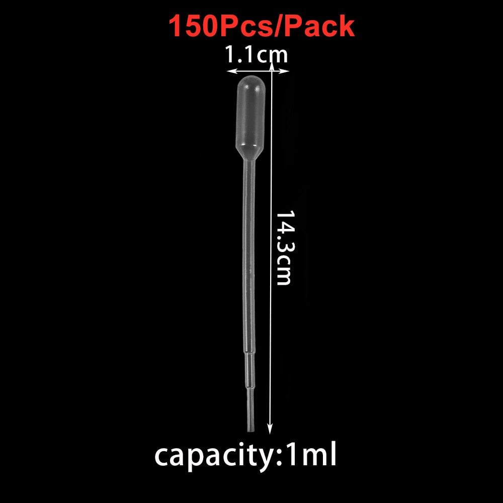 20-200Pcs Disposable Plastic Transfer Graduated Pipettes for DIY Jewelry Making Office Lab Experiment Supplies Silicone mold