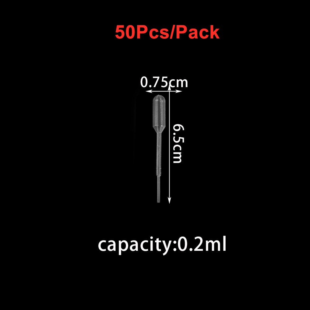 20-200Pcs Disposable Plastic Transfer Graduated Pipettes for DIY Jewelry Making Office Lab Experiment Supplies Silicone mold