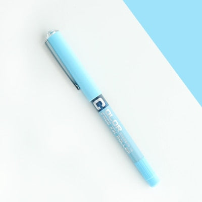 Luxury High Quality Needle Type Gel Pens Straight Liquid Yype Color Pen Water Stationery Office School Supplies Writing