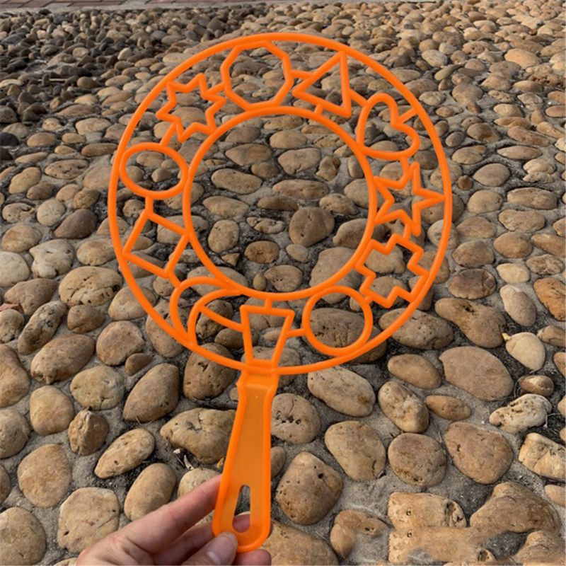 6PCS/set Jumbo Colorful Bubble Wand Bubble Blower Toy Set for Kids Summer Outdoor Fun 7IN Drop Ship Toys for Kids