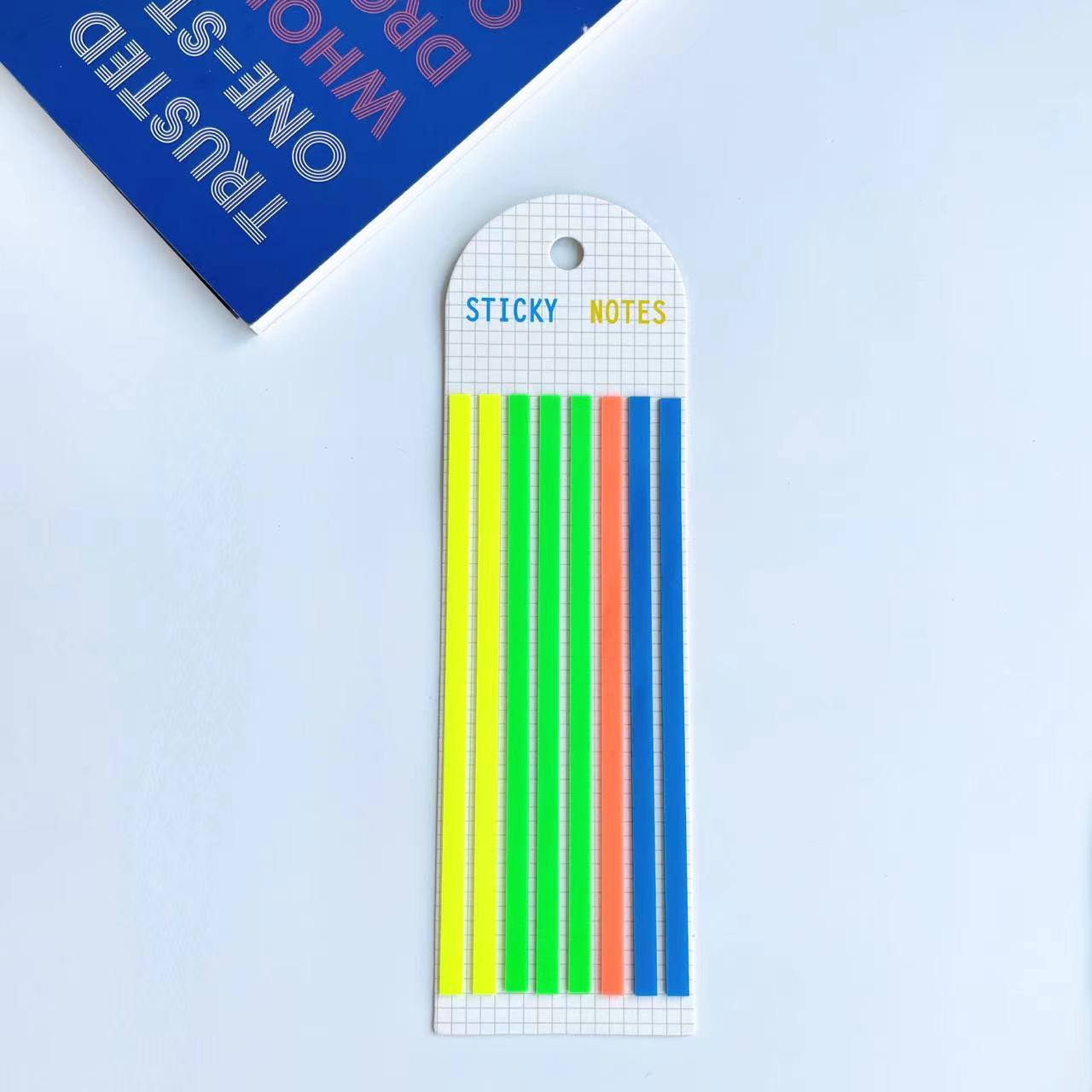 160Pcs Color Stickers Transparent Fluorescent Index Tabs Flags Sticky Note Stationery Children Gifts School Office Supplies