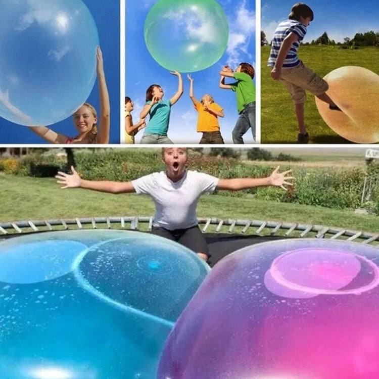 Kids Children Outdoor Toys Soft Air Water Filled Bubble Ball Blow Up Balloon Toy Fun Party Game Summer Inflatable Gift for Kids